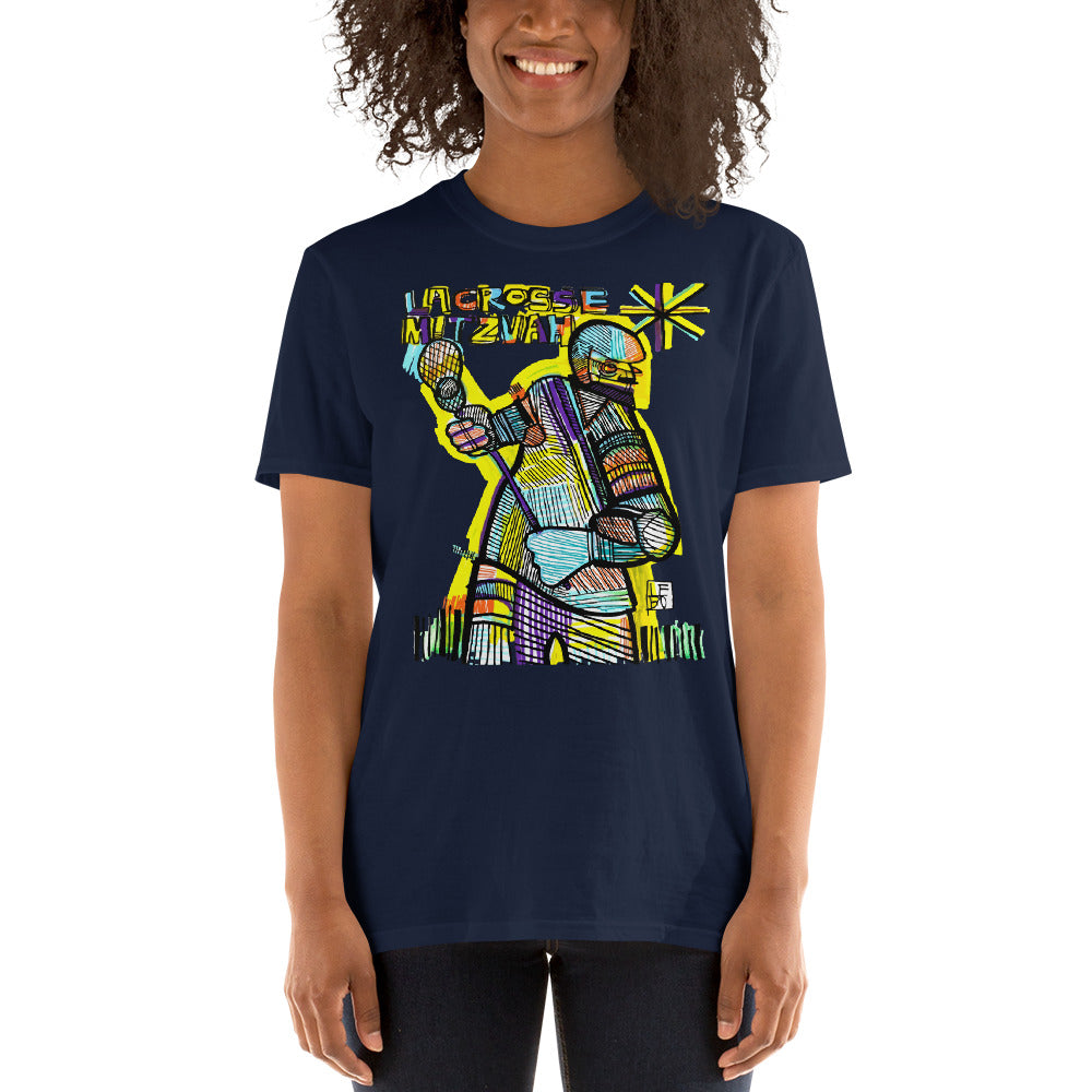 Lacrosse Mitzvah – Lebo Short-Sleeve Unisex T-Shirt